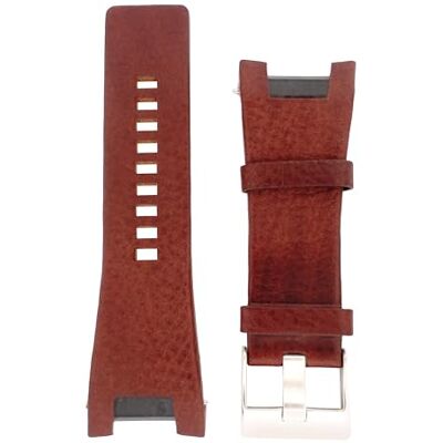 Diesel Montres pour Hommes 30mm, Cuir Marron, Bande de Rechange Originale pour DZ4246 - Publicité Diesel Montres pour Hommes 30mm, Cuir Marron, Bande de Rechange Originale pour DZ4246 - Publicité