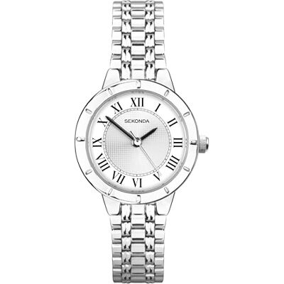 Sekonda – Montre Bracelet pour Femme, Bracelet en Acier Inoxydable Couleur Argent - Publicité Sekonda – Montre Bracelet pour Femme, Bracelet en Acier Inoxydable Couleur Argent - Publicité