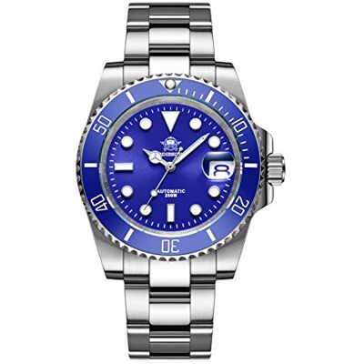 ADDIESDIVE Diver Montre Automatique pour Homme, Diver's 200 m, étanche, Montre Lumineuse, Mouvement NH35A, Bracelet en Acier Inoxydable Bleu - Publicité ADDIESDIVE Diver Montre Automatique pour Homme, Diver's 200 m, étanche, Montre Lumineuse, Mouvement NH35A, Bracelet en Acier Inoxydable Bleu - Publicité