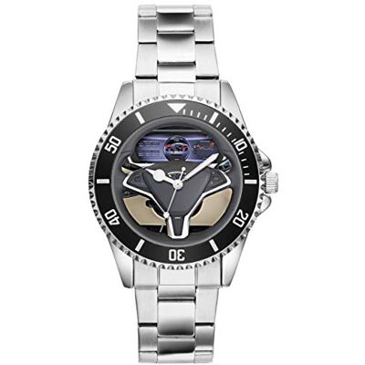 KIESENBERG Montre Homme Cadeau pour Tesla S Fans Cockpit Quartz Analogique Montre-Bracelet - Publicité KIESENBERG Montre Homme Cadeau pour Tesla S Fans Cockpit Quartz Analogique Montre-Bracelet - Publicité