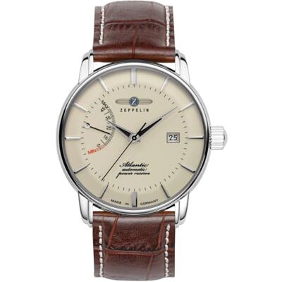 Zeppelin Atlantic Power Reserve 8462 Montre Automatique pour Homme - Publicité Zeppelin Atlantic Power Reserve 8462 Montre Automatique pour Homme - Publicité