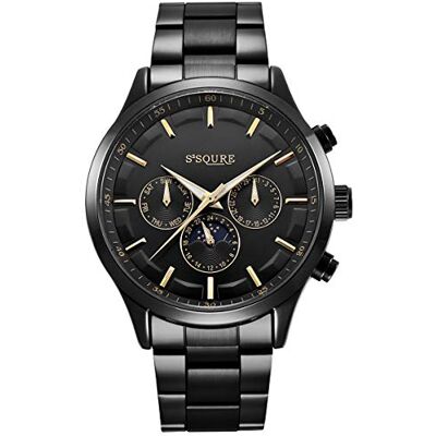 Alienwork S2Squre Montre Automatique Homme Femme Calendrier Bracelet Métal - Publicité Alienwork S2Squre Montre Automatique Homme Femme Calendrier Bracelet Métal - Publicité