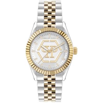 Montre Philipp Plein Analogique Quartz pour Femmes Date Superlative - Publicité Montre Philipp Plein Analogique Quartz pour Femmes Date Superlative - Publicité