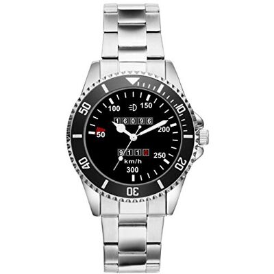 KIESENBERG Montre Homme Cadeau pour Porsche 911 Fans Cockpit Compteur de Vitesse Quartz Analogique Montre-Bracelet - Publicité KIESENBERG Montre Homme Cadeau pour Porsche 911 Fans Cockpit Compteur de Vitesse Quartz Analogique Montre-Bracelet - Publicité