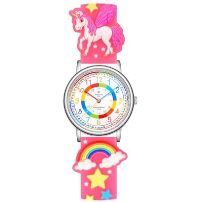 Alienwork Kids Montre Pédagogique Apprendre l'Heure Enfants Garçon Fille Temps d'apprentissage Silicone Léger Doux Imperméable - Publicité Alienwork Kids Montre Pédagogique Apprendre l'Heure Enfants Garçon Fille Temps d'apprentissage Silicone Léger Doux Imperméable - Publicité