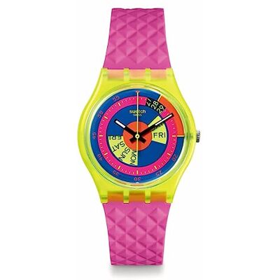 Swatch Montre Femme Shades of Neon - Publicité Swatch Montre Femme Shades of Neon - Publicité