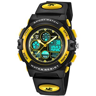 aswan watch Montre Digitale Enfant avec Chronomètre, Eclairage, Alarme, Calendrier-Montres Sport pour Fille Garcon avec Bracelet en Silicone - Publicité aswan watch Montre Digitale Enfant avec Chronomètre, Eclairage, Alarme, Calendrier-Montres Sport pour Fille Garcon avec Bracelet en Silicone - Publicité