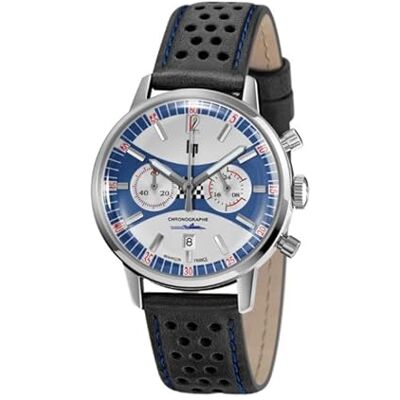 Lip Montre Rallye 39 mm Grand Prix de France Historique Chronographe - Publicité Lip Montre Rallye 39 mm Grand Prix de France Historique Chronographe - Publicité