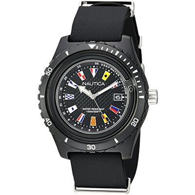Nautica Montre Homme Quartz Résine Silicone - Publicité Nautica Montre Homme Quartz Résine Silicone - Publicité