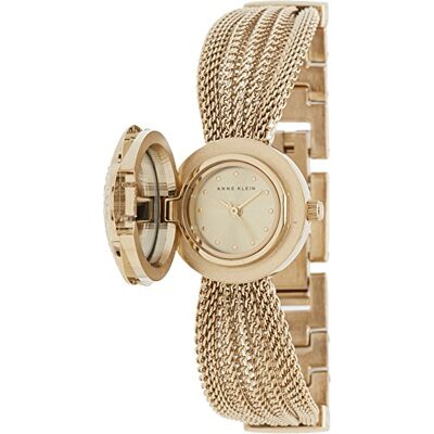 Anne Klein , Montre Femme, Champanger/Gold, - Publicité Anne Klein , Montre Femme, Champanger/Gold, - Publicité