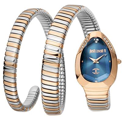Just Cavalli Montre à quartz pour femme avec affichage analogique et bracelet en acier inoxydable - Publicité Just Cavalli Montre à quartz pour femme avec affichage analogique et bracelet en acier inoxydable - Publicité
