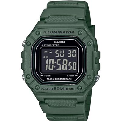 Casio Homme Numérique Quartz Montre avec Bracelet en Résine - Publicité Casio Homme Numérique Quartz Montre avec Bracelet en Résine - Publicité