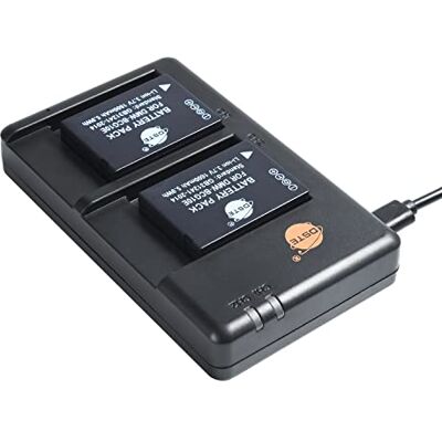 DSTE Lot de 2 Batteries et Chargeur Micro USB Double Compatible avec DMW-BCG10 et Panasonic Lumix DMC-TZ6 DMC-TZ7 DMC-TZ8 DMC-TZ10 DMC-TZ18 DMC-TZ19 comme Panasonic DMW-BCG10E DMW-BCG10PP Leica DC7 - Publicité DSTE Lot de 2 Batteries et Chargeur Micro USB Double Compatible avec DMW-BCG10 et Panasonic Lumix DMC-TZ6 DMC-TZ7 DMC-TZ8 DMC-TZ10 DMC-TZ18 DMC-TZ19 comme Panasonic DMW-BCG10E DMW-BCG10PP Leica DC7 - Publicité