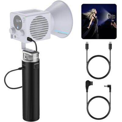 NEEWER Poignée de Batterie pour Éclairages Vidéo COB Séries HS MS HB, 6800mAh/99Wh, Sortie Type-C PD 100W, D-Tap 14,4V/10A, D-Tap Support Portable pour Voyages et Tournage en Extérieur, PH99E - Publicité NEEWER Poignée de Batterie pour Éclairages Vidéo COB Séries HS MS HB, 6800mAh/99Wh, Sortie Type-C PD 100W, D-Tap 14,4V/10A, D-Tap Support Portable pour Voyages et Tournage en Extérieur, PH99E - Publicité