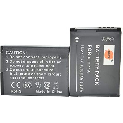 DSTE 2-Pack Rechange Batterie pour Samsung SLB-11A WB600 WB650 WB700 WB1000 WB2000 CL65 CL80 EX1 HZ25W HZ30W HZ35W HZ50W ST1000 ST5000 ST5500 TL240 TL320 TL350 TL500 Caméra - Publicité DSTE 2-Pack Rechange Batterie pour Samsung SLB-11A WB600 WB650 WB700 WB1000 WB2000 CL65 CL80 EX1 HZ25W HZ30W HZ35W HZ50W ST1000 ST5000 ST5500 TL240 TL320 TL350 TL500 Caméra - Publicité