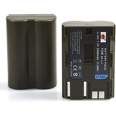 DSTE BP-511 BP511A (2300mAh/7,4V) Batterie compatible avec Canon EOS 10D, 20D, 300D, 30D, 40D, 50D, 5D, D30, D60 - Publicité DSTE BP-511 BP511A (2300mAh/7,4V) Batterie compatible avec Canon EOS 10D, 20D, 300D, 30D, 40D, 50D, 5D, D30, D60 - Publicité