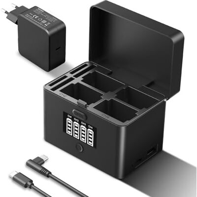 NEEWER NW-ZP4 2 en 1 Chargeur de Batterie USB pour NP-FZ100 et LP-E6, Charge Rapide 40W avec PD 45W Compatible avec Sony A6700 A7III FX3 FX30 A7IV Canon EOS R5 Mark II 6D/II 5D/III 5D - Publicité NEEWER NW-ZP4 2 en 1 Chargeur de Batterie USB pour NP-FZ100 et LP-E6, Charge Rapide 40W avec PD 45W Compatible avec Sony A6700 A7III FX3 FX30 A7IV Canon EOS R5 Mark II 6D/II 5D/III 5D - Publicité