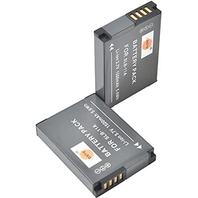 DSTE SLB-11A Lot de 2 Batteries Li-ION Rechargeables pour Samsung WB600 WB700 WB1000 WB2000 HZ25W HZ30W HZ35W HZ50W ST1000 ST5000 ST5500 - Publicité DSTE SLB-11A Lot de 2 Batteries Li-ION Rechargeables pour Samsung WB600 WB700 WB1000 WB2000 HZ25W HZ30W HZ35W HZ50W ST1000 ST5000 ST5500 - Publicité