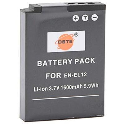 DSTE Rechange Batterie pour Nikon EN-EL12 Coolpix P300 P310 P330 P340 S31 S70 S610 S620 S630 S640 S800c S1000pj S1100pj S1200pj S6000 S6100 S6150 S6200 S6300 S8000 S8100 S8200 S9050 S9100 S9200 S9300 - Publicité DSTE Rechange Batterie pour Nikon EN-EL12 Coolpix P300 P310 P330 P340 S31 S70 S610 S620 S630 S640 S800c S1000pj S1100pj S1200pj S6000 S6100 S6150 S6200 S6300 S8000 S8100 S8200 S9050 S9100 S9200 S9300 - Publicité