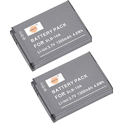 DSTE 2-Pack Rechange Batterie pour Samsung SLB-10A P800 P1000 PL50 PL51 PL55 PL60 PL65 PL70 SL102 SL202 SL310 SL420 SL502 SL620 SL720 SL820 TL9 WB150F WB250F WB350F WB500 WB550 WB750 WB800F WB850F WB1100F WB2100 - Publicité DSTE 2-Pack Rechange Batterie pour Samsung SLB-10A P800 P1000 PL50 PL51 PL55 PL60 PL65 PL70 SL102 SL202 SL310 SL420 SL502 SL620 SL720 SL820 TL9 WB150F WB250F WB350F WB500 WB550 WB750 WB800F WB850F WB1100F WB2100 - Publicité
