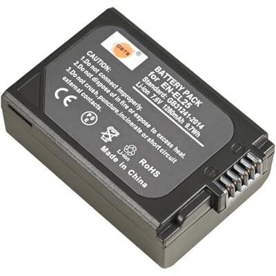DSTE EN-EL25 EN-EL25a Batterie Li-ion 1280mAh 7.6V Compatible avec Nikon Z50 ZFC Appareil Photo - Publicité DSTE EN-EL25 EN-EL25a Batterie Li-ion 1280mAh 7.6V Compatible avec Nikon Z50 ZFC Appareil Photo - Publicité
