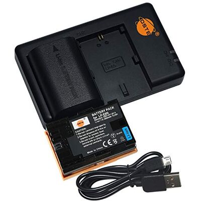 DSTE 2-Pack LP-E6N LP-E6NH LPE6N Batterie et Chargeur Compatible pour Canon EOS R, R5, R6, 700D, 750D, 800D, XC10, XC15, 5D Mark II, 7D Mark II - Publicité DSTE 2-Pack LP-E6N LP-E6NH LPE6N Batterie et Chargeur Compatible pour Canon EOS R, R5, R6, 700D, 750D, 800D, XC10, XC15, 5D Mark II, 7D Mark II - Publicité