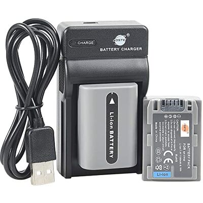 DSTE NP-FP50 Li-ION Batterie (2-Pack) et Chargeur USB Costume Compatible pour Sony DCR-DVD103, DCR-DVD105, DCR-DVD203, DCR-DVD205, DCR-DVD305, DCR-DVD92, DCR-HC20 - Publicité DSTE NP-FP50 Li-ION Batterie (2-Pack) et Chargeur USB Costume Compatible pour Sony DCR-DVD103, DCR-DVD105, DCR-DVD203, DCR-DVD205, DCR-DVD305, DCR-DVD92, DCR-HC20 - Publicité