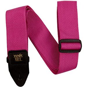 Ernie Ball Sangle de guitare en polypropylène, Framboise - Publicité Ernie Ball Sangle de guitare en polypropylène, Framboise - Publicité