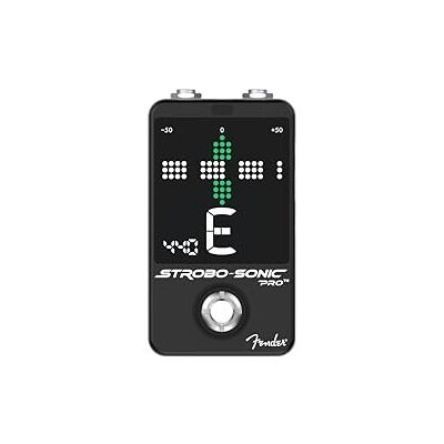 Fender Strobo-Sonic Pro Pédale Accordeur Chromatique Guitare & Basse Accordeur stroboscopique professionnel, précision ±0,1 cent, mode true bypass, guitare & basse, pédalboard - Publicité Fender Strobo-Sonic Pro Pédale Accordeur Chromatique Guitare & Basse Accordeur stroboscopique professionnel, précision ±0,1 cent, mode true bypass, guitare & basse, pédalboard - Publicité