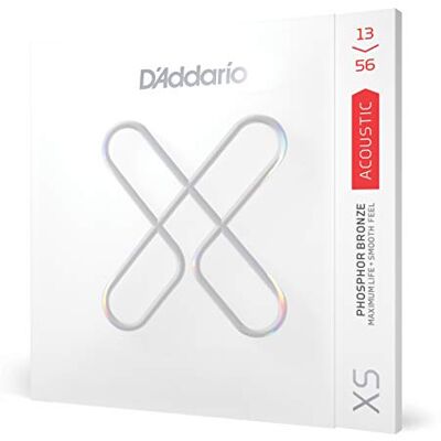 D'Addario XS Acoustic Guitar Strings, Phosphor Bronze, Medium, 13-56 Les cordes XS Phosphor Bronze offrent une durée de vie maximale, un toucher doux et un accord stable. Publicité D'Addario XS Acoustic Guitar Strings, Phosphor Bronze, Medium, 13-56 Les cordes XS Phosphor Bronze offrent une durée de vie maximale, un toucher doux et un accord stable. Publicité