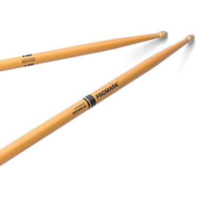 ProMark Baguette Batterie Rebound 2B Baguettes Batterie ActiveGrip Devient plus collant lorsque vos mains transpirent Finition Active Grip, Pointe de gland, Bois de hickory 1 Paire - Publicité ProMark Baguette Batterie Rebound 2B Baguettes Batterie ActiveGrip Devient plus collant lorsque vos mains transpirent Finition Active Grip, Pointe de gland, Bois de hickory 1 Paire - Publicité