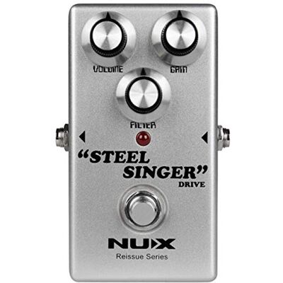 NUX DIAB Reissue Pédale d'effets en acier pour guitare Singer Drive Overdrive - Publicité NUX DIAB Reissue Pédale d'effets en acier pour guitare Singer Drive Overdrive - Publicité