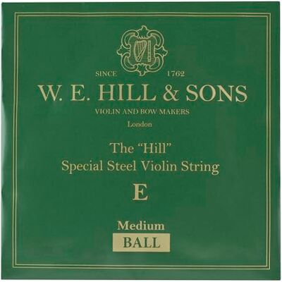 W. E. Hill & Sons HILL Violon corde de Mi medium acier avec boule - Publicité W. E. Hill & Sons HILL Violon corde de Mi medium acier avec boule - Publicité