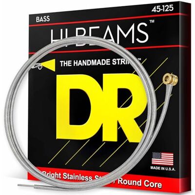 DR Strings DR String MR5-45 Hi-Beam Jeu de cordes pour guitare basse - Publicité DR Strings DR String MR5-45 Hi-Beam Jeu de cordes pour guitare basse - Publicité