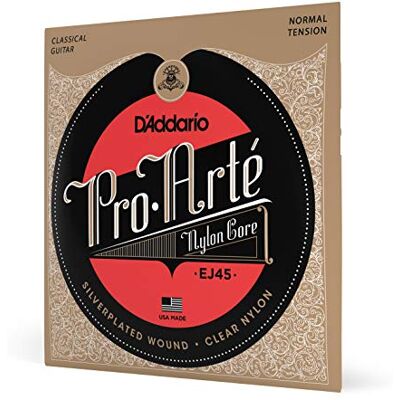 D'Addario Cordes Classiques Nylon Pro-Arte, Tension Normale Les cordes Pro-Arte offrent un son chaleureux, une intonation précise et une sensation homogène. Publicité D'Addario Cordes Classiques Nylon Pro-Arte, Tension Normale Les cordes Pro-Arte offrent un son chaleureux, une intonation précise et une sensation homogène. Publicité