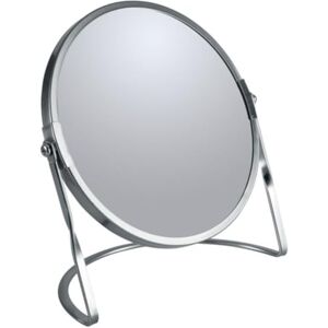 Spirella Miroir grossissant sur Pied Akira Acier Robuste Double Face avec Grossissement x5 et Miroir Classique Pivotant à 360° Brossé - Publicité Spirella Miroir grossissant sur Pied Akira Acier Robuste Double Face avec Grossissement x5 et Miroir Classique Pivotant à 360° Brossé - Publicité