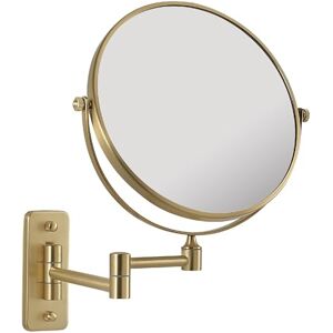 Gedy Gaia Miroir grossissant Mural Or Mat - Publicité Gedy Gaia Miroir grossissant Mural Or Mat - Publicité