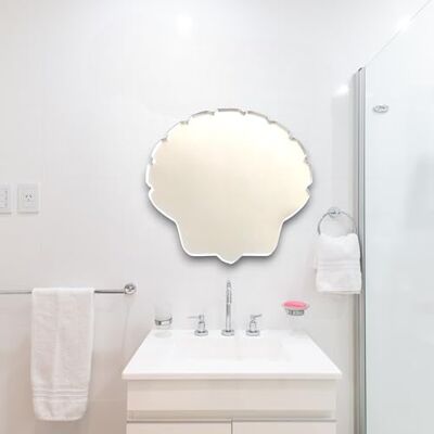 Super Cool Creations Creations Miroir Coquillage 50 cm x 45 cm - Publicité Super Cool Creations Creations Miroir Coquillage 50 cm x 45 cm - Publicité