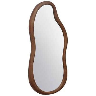Alice's Garden sweeek Miroir organique AUSTIN en bois d'hévéa. couleur noyer. 90 cm - Publicité Alice's Garden sweeek Miroir organique AUSTIN en bois d'hévéa. couleur noyer. 90 cm - Publicité