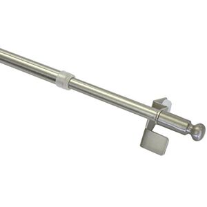 Tringle à rideau ajustable Gardinia - 30-50cm, Métal, aspect acier inoxydable - Publicité Tringle à rideau ajustable Gardinia - 30-50cm, Métal, aspect acier inoxydable - Publicité