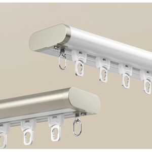 IRUGS Rail De Rideau Robuste, Tringle À Rideaux Plafond en Aluminium, Système Silencieux, pour Fenetre Separation De Piece Balcons Chambres(Blanc,100cm/3.28ft) - Publicité IRUGS Rail De Rideau Robuste, Tringle À Rideaux Plafond en Aluminium, Système Silencieux, pour Fenetre Separation De Piece Balcons Chambres(Blanc,100cm/3.28ft) - Publicité