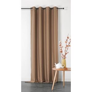 Linder Rideau Double Natte Non feu M1-135x240cm Taupe - Publicité Linder Rideau Double Natte Non feu M1-135x240cm Taupe - Publicité