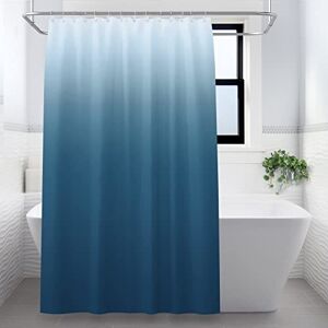 Lollanda Rideau de douche épais et résistant avec crochets solides pour salle de bain Bleu foncé 180 x 180 cm - Publicité Lollanda Rideau de douche épais et résistant avec crochets solides pour salle de bain Bleu foncé 180 x 180 cm - Publicité
