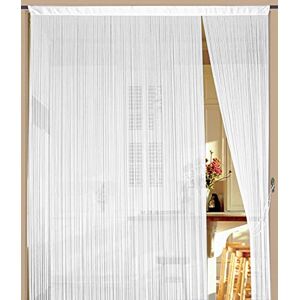 Kaikoon Rideau à fils Rideau à fils 150 x 700 cm Blanc - Publicité Kaikoon Rideau à fils Rideau à fils 150 x 700 cm Blanc - Publicité