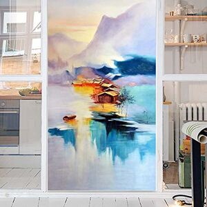 Veluly Film De Fenêtre Intimité La Fenêtre Vitre Autocollant Opaque Décoratif Vitrail Film pour Vitre, Auto-Adhésif Film occultant fenetre pour Accueil Chambre Salle De Bains Salon, 60x91cm - Publicité Veluly Film De Fenêtre Intimité La Fenêtre Vitre Autocollant Opaque Décoratif Vitrail Film pour Vitre, Auto-Adhésif Film occultant fenetre pour Accueil Chambre Salle De Bains Salon, 60x91cm - Publicité