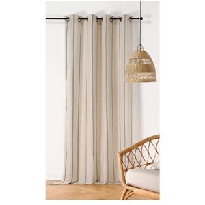 Linder Rideau Naturel Lin Sarah 145x270cm Lin - Publicité Linder Rideau Naturel Lin Sarah 145x270cm Lin - Publicité