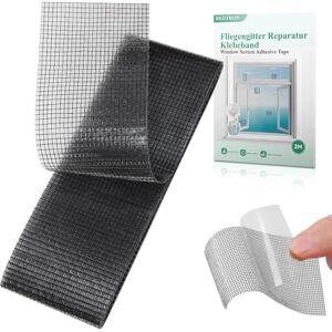 REDTRON Ruban Adhésif de Réparation pour Moustiquaire (48mm×2m, Noir), fibre de verre pour réparation de fenêtre, Kit de réparation pour écran de fenêtre mit starkem Kleber - Publicité REDTRON Ruban Adhésif de Réparation pour Moustiquaire (48mm×2m, Noir), fibre de verre pour réparation de fenêtre, Kit de réparation pour écran de fenêtre mit starkem Kleber - Publicité