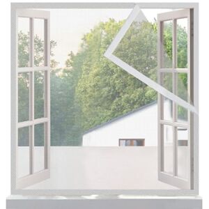 Risareyi Moustiquaire Fenetre 55x110cm, en Fibre de Verre Blanc Filet Très Dense, Moustiquaire Fenêtre Sans perçage, Avec Bande Adhésive-2cm de Largeur, Anti Mouches Filet Rideaux - Publicité Risareyi Moustiquaire Fenetre 55x110cm, en Fibre de Verre Blanc Filet Très Dense, Moustiquaire Fenêtre Sans perçage, Avec Bande Adhésive-2cm de Largeur, Anti Mouches Filet Rideaux - Publicité