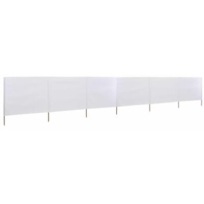vidaXL pare-vent en tissu de 6 pièces - Pare-vent - Publicité vidaXL pare-vent en tissu de 6 pièces - Pare-vent - Publicité