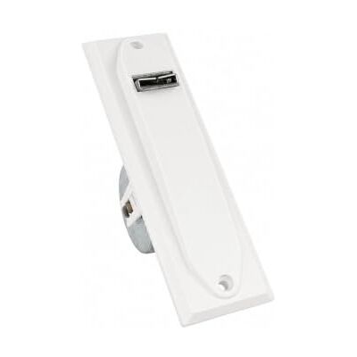 Amig Enrouleur de volet roulant encastré Façade en PVC et corps en métal Dimensions : 6 x 16,5 x 10 cm Blanc Design compact et fonctionnel - Publicité Amig Enrouleur de volet roulant encastré Façade en PVC et corps en métal Dimensions : 6 x 16,5 x 10 cm Blanc Design compact et fonctionnel - Publicité